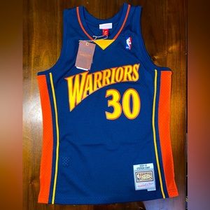 Mitchell and Ness GSW Stephen Curry Jersey